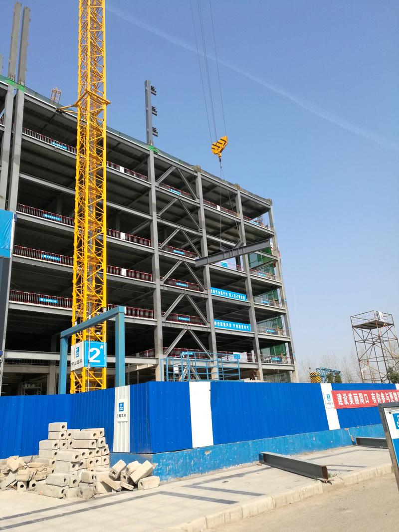 周口钢结构酒店,总建筑面积54600平方,建筑高度66.5米